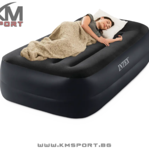 Надуваем матрак единично легло с вградена електрическа помпа INTEX – 99 × 191 × 42 см