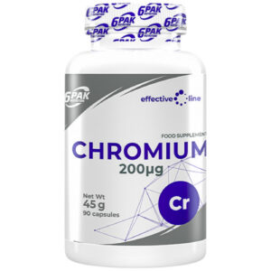 6PAK Nutrition - Chromium 200 mcg / 90 капсули, 90 дози
