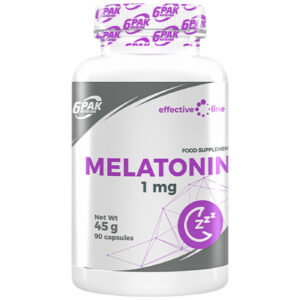 6PAK Nutrition - Melatonin 1 mg / 90 капсули, 90 дози
