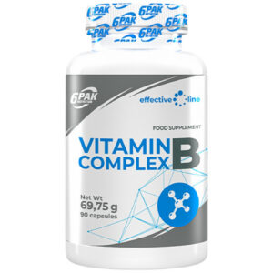 6PAK Nutrition - Vitamin B Complex / 90 капсули, 90 дози