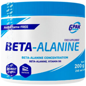 6PAK Nutrition - Beta-Alanine Powder / 200 грама, 248 дози