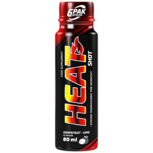 6PAK Nutrition - Heat Shot / Thermogenic & Endurance Enhancer / 80 мл, 2 дози