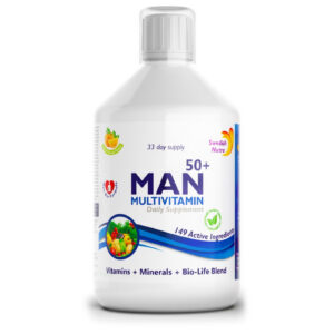 Swedish Nutra - Man Multivitamin 50+ | Vitamins + Minerals + Bio-Life Blend / 500 мл, 33 дози