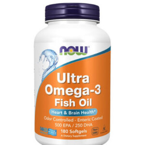 NOW Ultra Omega 3 Fish Oil / 180 Softgels