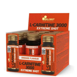 OLIMP - L-Carnitine 3000 Extreme Shot / Glass Ampoule Box / 9 x 25 ml / 225g