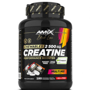 AMIX - Black Line Creatine Creapure 2500 mg Zero Sugar / 210 Chews (210 дози) / 160g