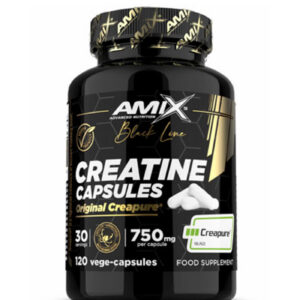 AMIX - Black Line Creatine Creapure 750 mg / 120 Vcaps (30 дози) / 110g