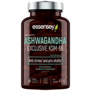 ESSENSEY - Ashwagandha KSM-66 200 mg / 90 капсули, 90 дози