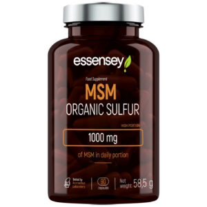 ESSENSEY - MSM Organic Sulfur 500 mg / 90 капсули, 45 дози