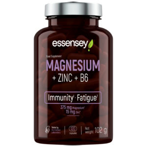 ESSENSEY - Magnesium + Zinc + B6 / 120 капсули, 60 дози