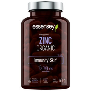 ESSENSEY - Zinc Organic 15 mg / 120 капсули, 120 дози