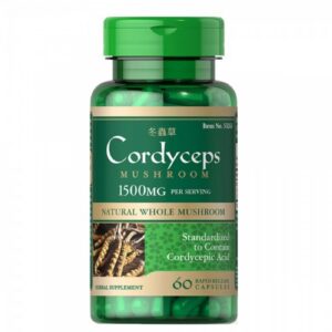 Puritan's Pride - Cordyceps 750 мг / 60 таблетки​