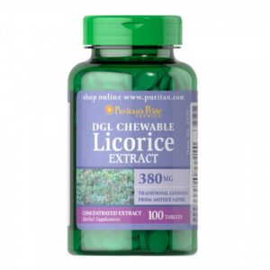 Puritan's Pride - DGL Licorice Extract 380 mg / 100 таблетки​