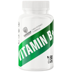 SWEDISH Supplements - Vitamin B+ Complex / 90 капсули, 90 дози