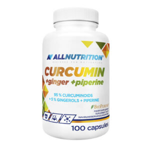 Allnutrition Curcumin + Ginger + Piperine - Куркума + Джинджифил + Пиперин, Разфасовка 100 caps