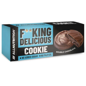 Allnutrition F**King Delicious Cookie - Double Chocolate - Диетичен Десерт, Разфасовка 128g