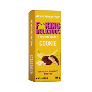 AllNutrition F**King Delicious Cookie Banana Peanut Butter - Диетичен Десерт, Разфасовка 128g