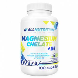 Allnutrition Magnesium Chelate + B6 - Магнезиев Хелат + Витамин B6, Разфасовка 100 caps