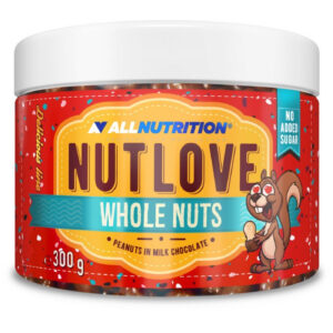 Allnutrition NutLove Whole Nuts - Peanuts - Диетични Ядки, Разфасовка 300g