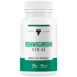 Trec Nutrition - Ashwagandha KSM-66 200 mg / 60 капсули, 60 дози