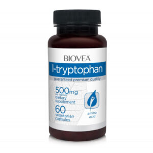 Biovea L-Tryptophan 500mg - Триптофан, Разфасовка 60 caps