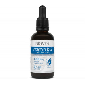 Biovea Vitamin B12 with Folic Acid Drops - Витамин B12 + Фолиева Киселина