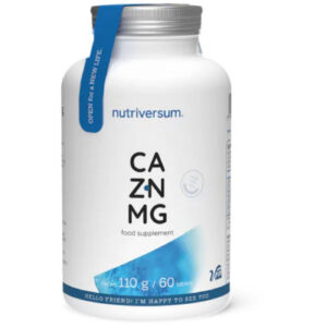 Nutriversum - Ca/Zn/MG | Calcium Magnesium Zinc Formula / 60 Таблетки, 60 дози