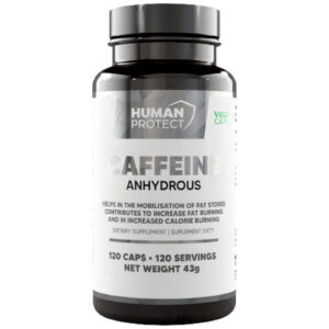 Human Protect - Caffeine Anhydrous 200 mg / 120 капсули, 120 дози