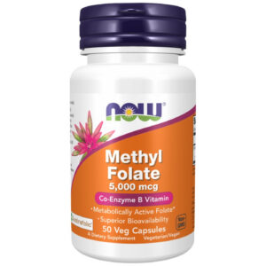 NOW Foods - Methyl Folate 5000 mcg (50 дози) / 50 капсули