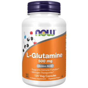 NOW Foods - L-Glutamine 500 mg (120 дози) / 120 капсули