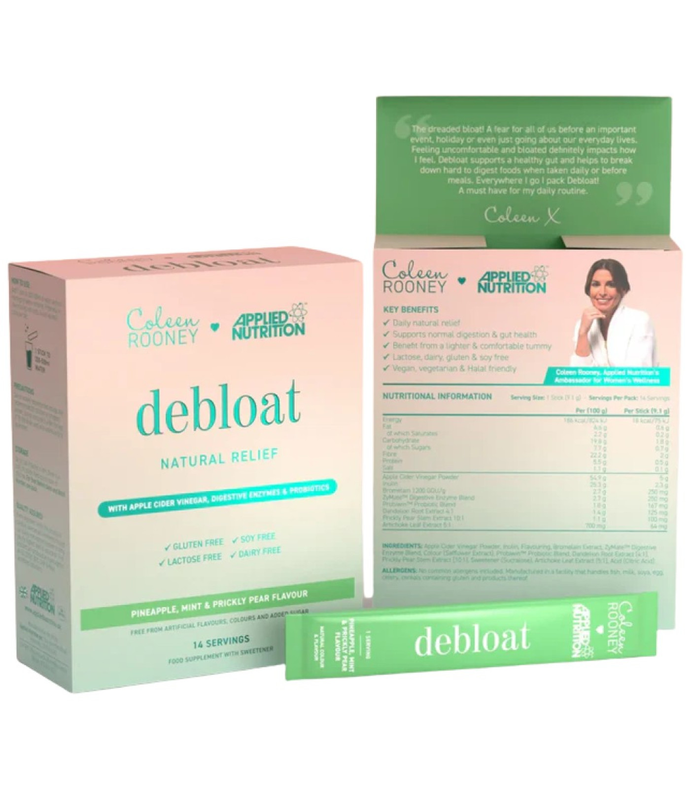 Applied Nutrition - Coleen's Debloat Powder (14 дози) / 14 x 9.1 грама