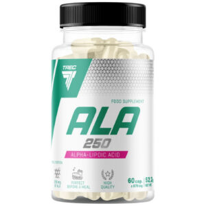 Trec Nutrition - ALA 250 | Alpha Lipoic Acid 250 mg / 60 капсули, 60 дози