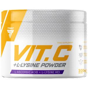 Trec Nutrition - Vitamin C + L-Lysine Powder / 300 грама, 300 дози