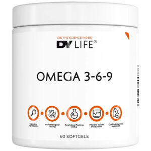 Dorian Yates Nutrition - DY Life Omega 3-6-9 1000 mg (20 дози) / 60 Гел капсули