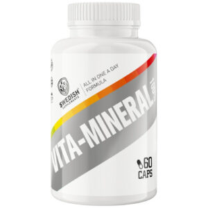 SWEDISH Supplements - 100% Vita Mineral / All in One a Day Formula / 60 капсули, 60 дози