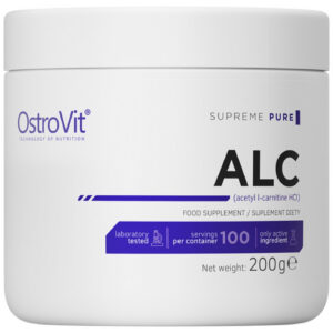 OstroVit - ALC / Acetyl L-Carnitine Powder / 200 грама, 100 дози