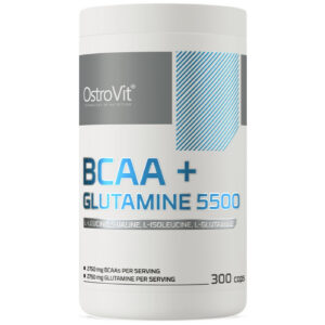 OstroVit - BCAA + Glutamine 5500 mg / 300 капсули, 60 дози