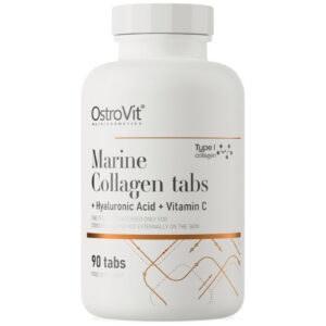OstroVit - Marine Collagen / + Hyaluronic Acid and Vitamin C / 90 Таблетки, 22 дози