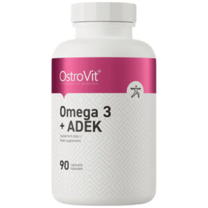 OstroVit - Omega 3 + ADEK / Vitamin A + D + E + K / 90 Гел капсули, 90 дози