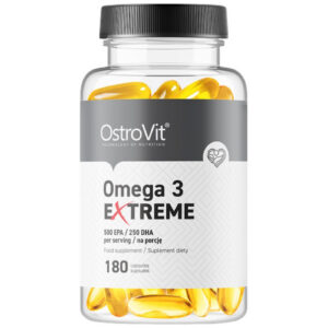 OstroVit - Omega 3 Extreme | 75% EPA + DHA / 180 Гел капсули, 180 дози