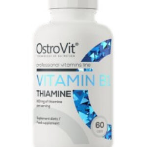 OstroVit - Vitamin B1 100 mg | Thiamine / 60 капсули, 60 дози