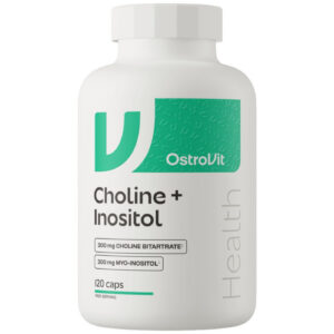 OstroVit - Choline + Inositol Caps | Choline Bitartrate 300 mg + Myo-inositol 300 mg (60 дози) / 120 капсули