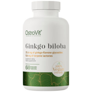 OstroVit - Ginkgo Biloba 90 mg / Vege / 60 капсули, 60 дози