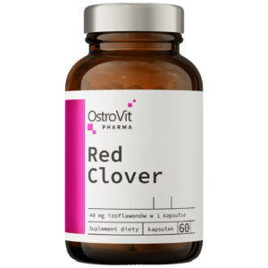 OstroVit - Red Clover 500 mg | with 8% Isoflavones / 60 капсули, 60 дози