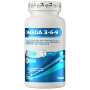 EthicSport - Omega 3-6-9 | Fish, Flaxseed, Sunflower & Vitamin E (30 дози) / 90 Гел капсули