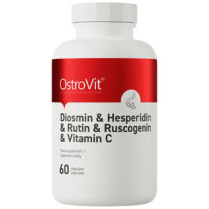 OstroVit - Diosmin + Hesperidin + Rutin + Ruscogenin + Vitamin C (30 дози) / 60 капсули