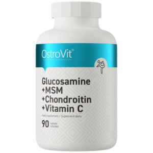 OstroVit - Glucosamine + MSM + Chondroitin + Vitamin C (45 дози) / 90 Таблетки