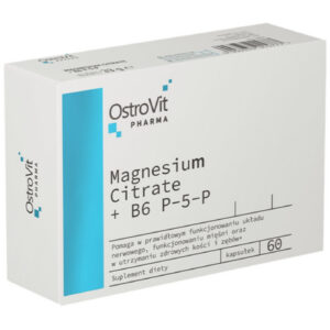 OstroVit - Magnesium Citrate + B6 P-5-P Blisters (60 дози) / 60 капсули
