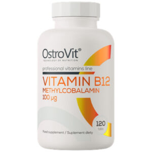 OstroVit - Vitamin B12 Methylcobalamin 100 mcg / 120 Таблетки, 120 дози
