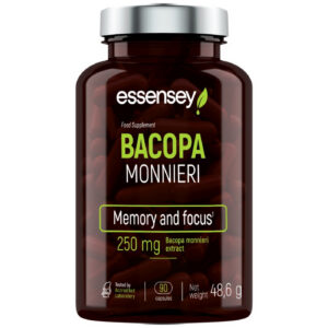 ESSENSEY - Bacopa Monnieri 250 mg / 90 капсули, 90 дози